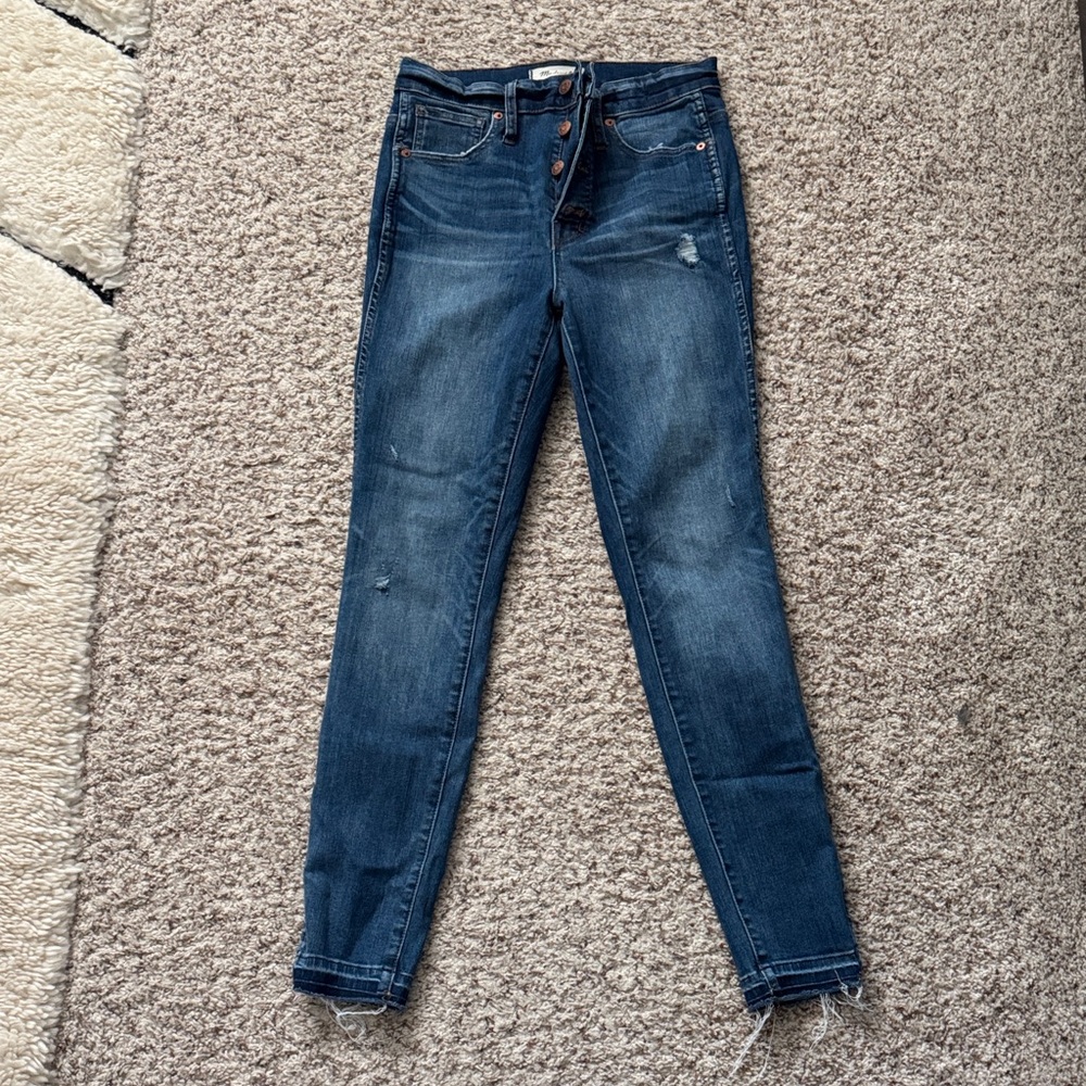 Madewell Dark Blue Skinny Jeans